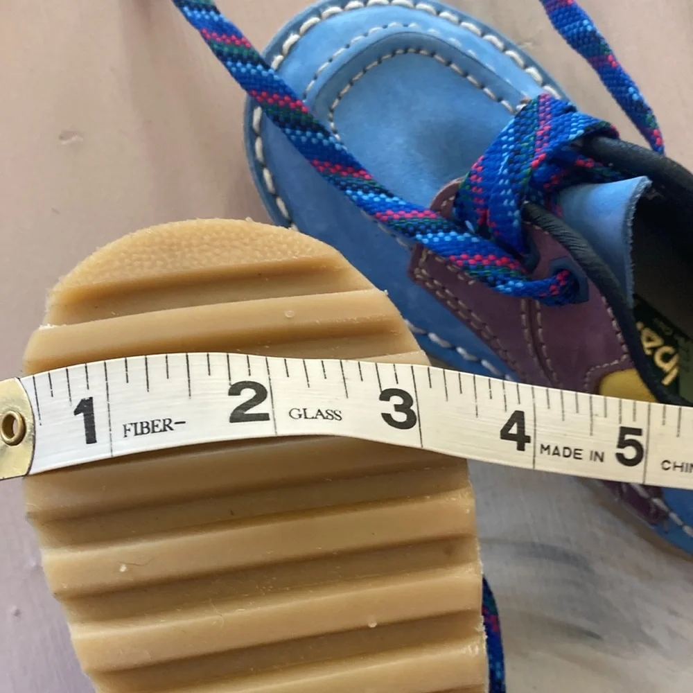 Blue Kids Shoes by a company in Chile